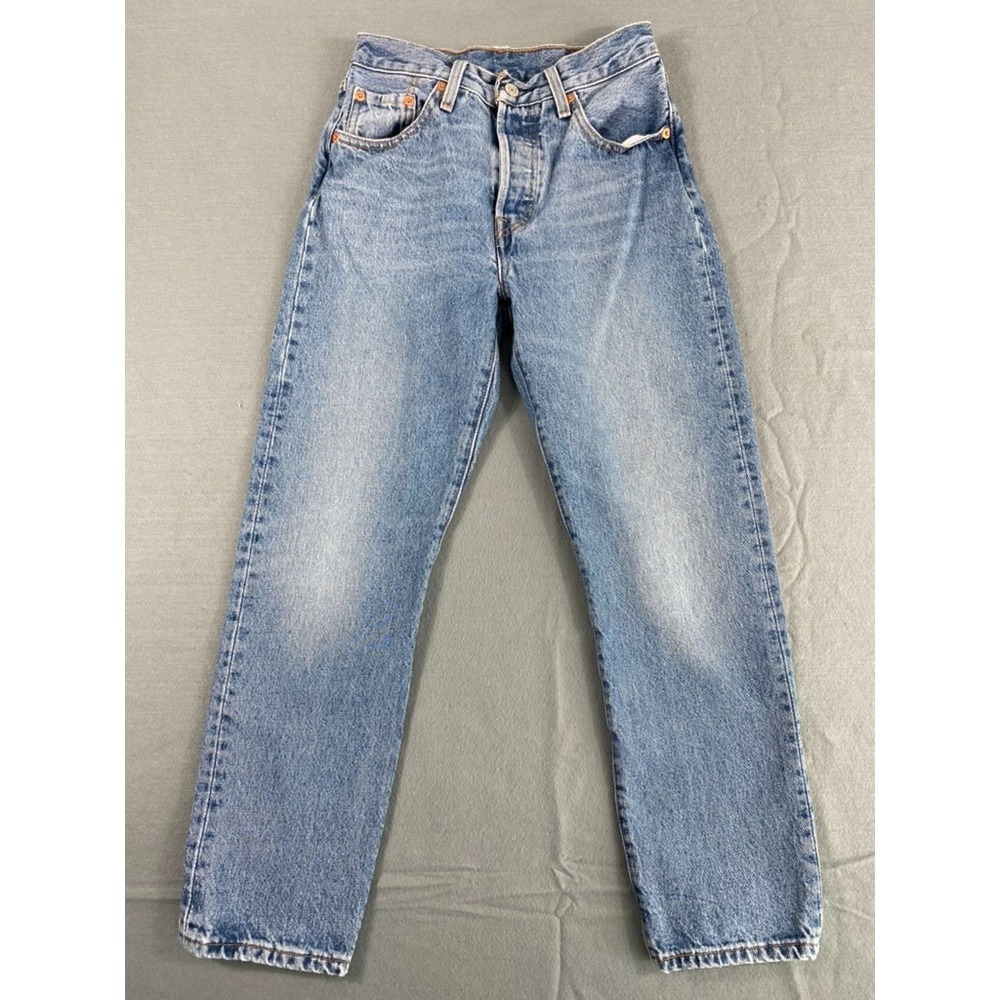 Levi's 501 Jeans Women Sz 25 (25x25) Medium Wash Straight Leg Classic